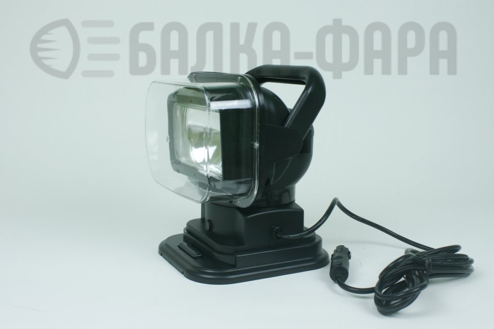 Ксеноновый фароискатель с ПДУ, черный 12V