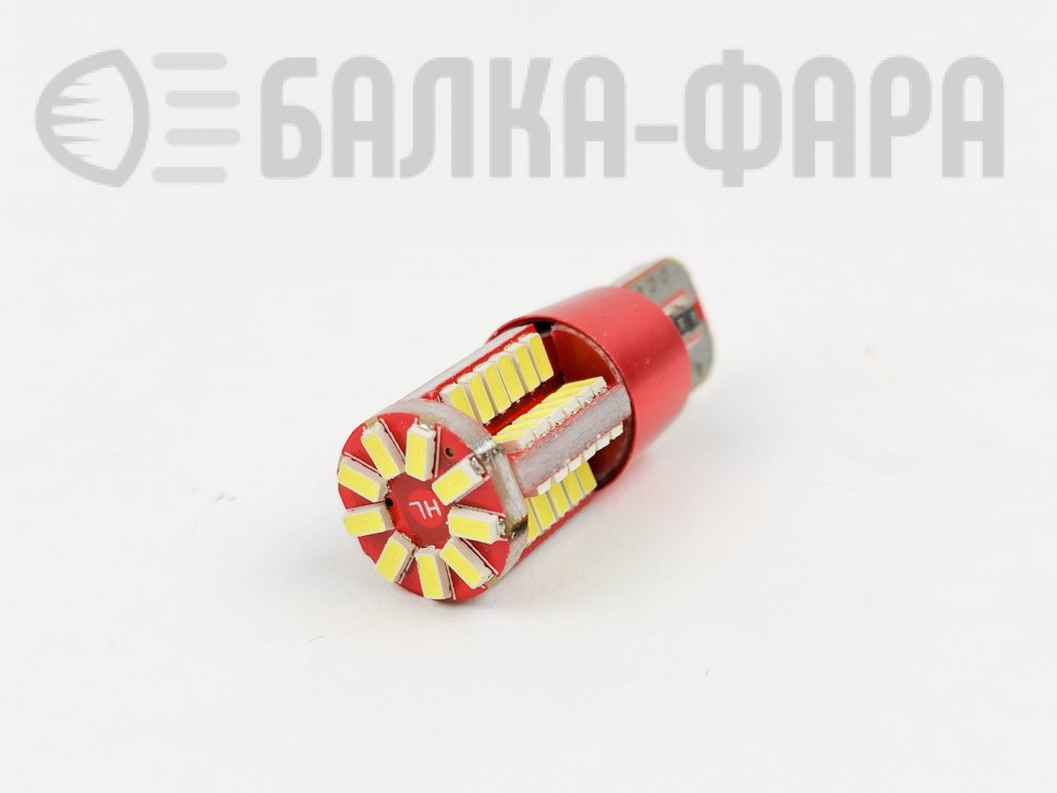 Лампа светодиодная T-10 4014 -57smd canbus /1740 bordo/