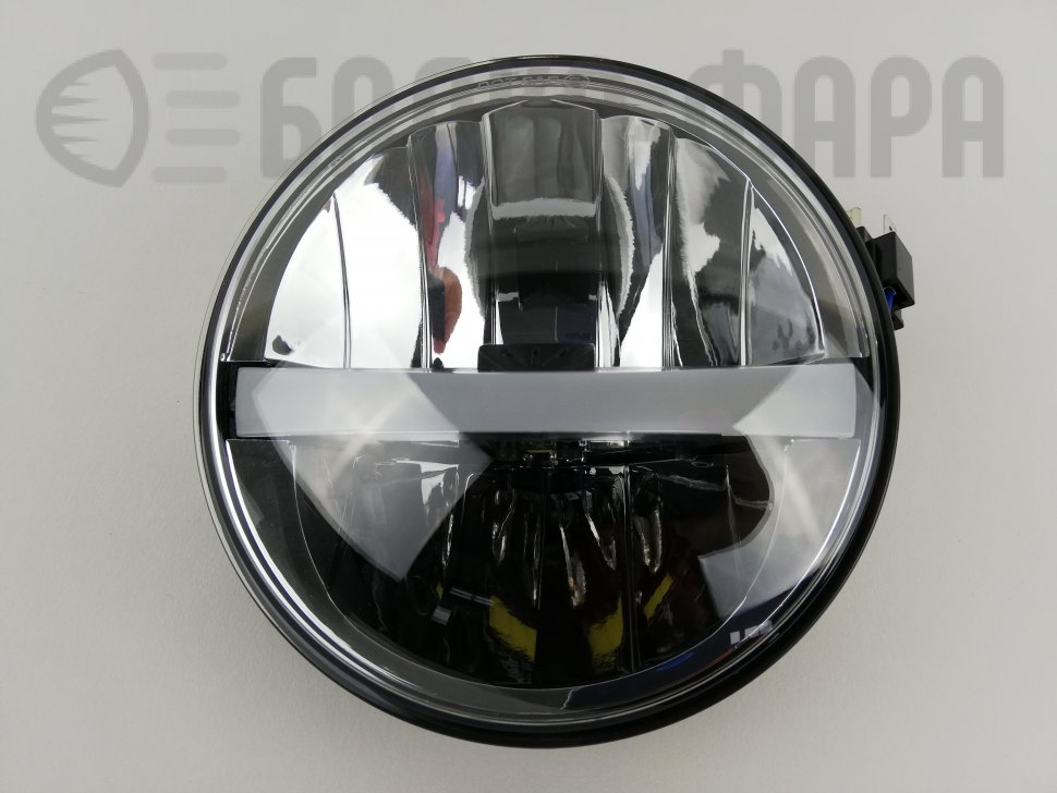 Фара LED 5.75 дюймов хромированная