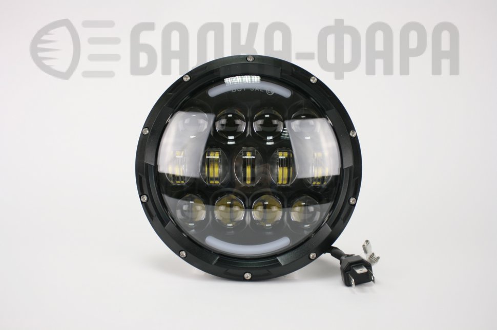 Светодиодная фарa  110 Ватт, на Ниву, УАЗ, Jeep Wrangler