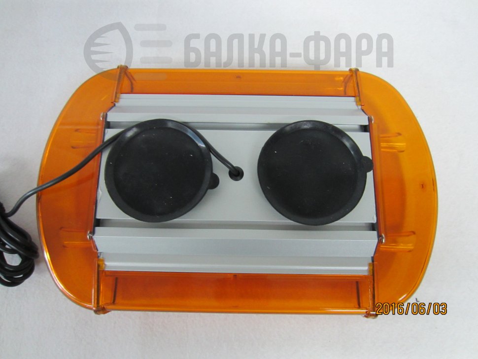 Балка проблесковая 60W желтая 12-24V